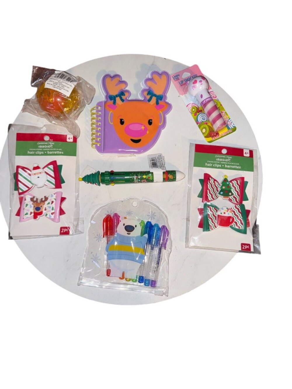Christmas-Themed Stationery & Accessories Set: Polar Bear Gel Pens Reindeer Note